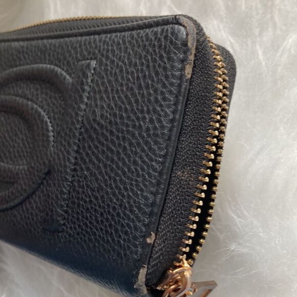 Bebe monogrammed Black Zippered Wallet - Picture 7 of 15